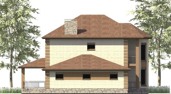 18. Проект дома D-121 Екстерьер Проект дома D-121 - фото 18