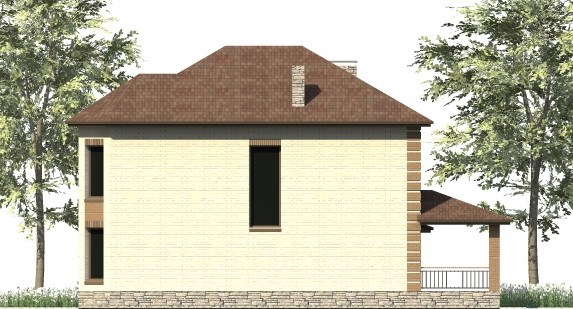 20. Проект дома D-121 Екстерьер Проект дома D-121 - фото 20