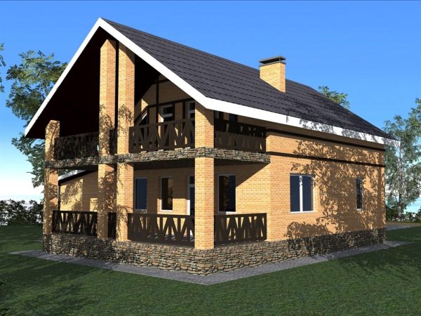 6. Проект дома D-122 Екстерьер Проект дома D-122 - фото 6