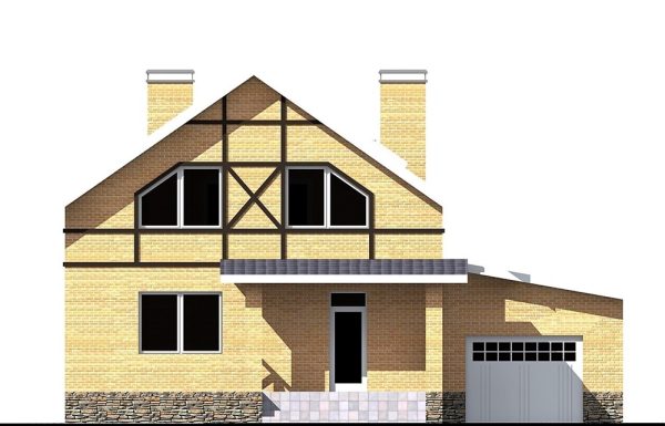 12. Проект дома D-122 Екстерьер Проект дома D-122 - фото 12