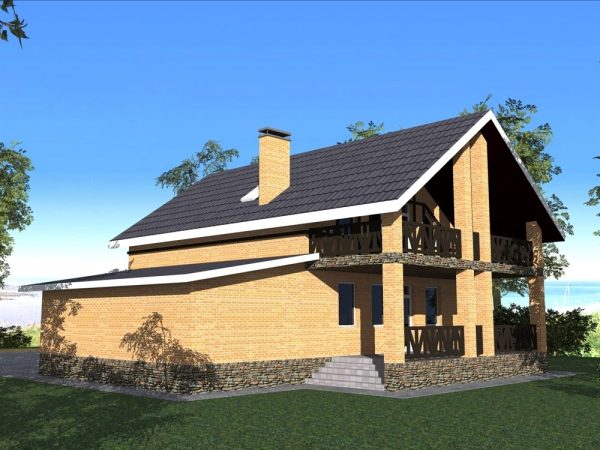 18. Проект дома D-122 Екстерьер Проект дома D-122 - фото 18