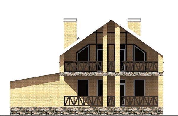 19. Проект дома D-122 Екстерьер Проект дома D-122 - фото 19