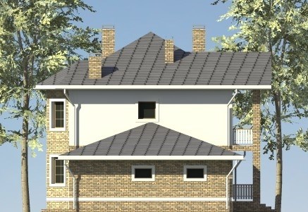 5. Проект дома D-123 Екстерьер Проект дома D-123 - фото 5