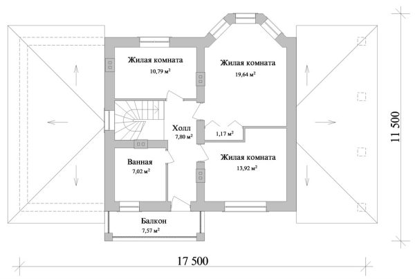 6. Проект дома D-123 Екстерьер Проект дома D-123 - фото 6