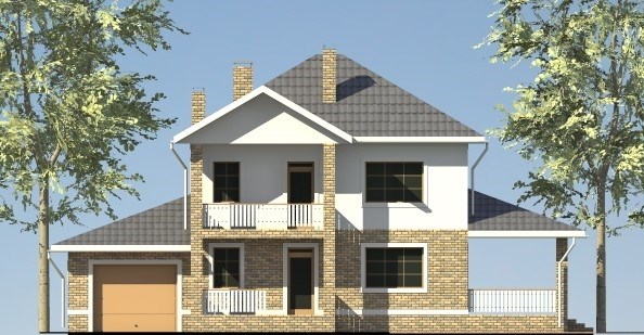 11. Проект дома D-123 Екстерьер Проект дома D-123 - фото 11