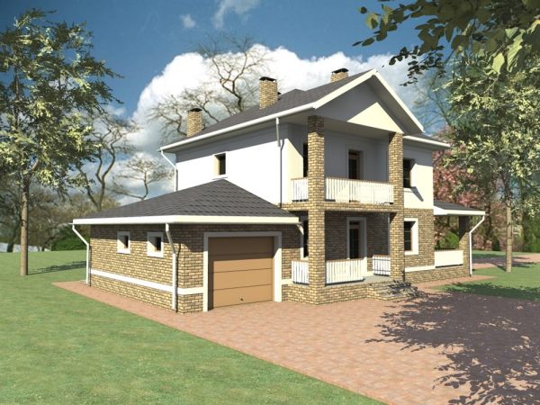 16. Проект дома D-123 Екстерьер Проект дома D-123 - фото 16