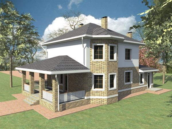 17. Проект дома D-123 Екстерьер Проект дома D-123 - фото 17