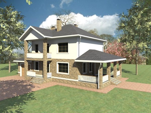 19. Проект дома D-123 Екстерьер Проект дома D-123 - фото 19