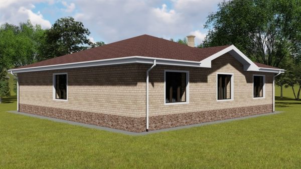 1. Проект дома D-124 Екстерьер Проект дома D-124 - фото 1