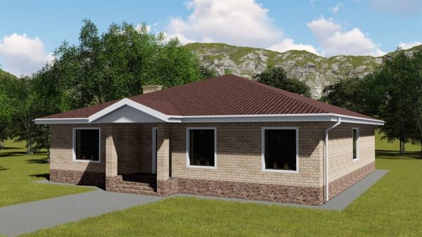 14. Проект дома D-124 Екстерьер Проект дома D-124 - фото 14