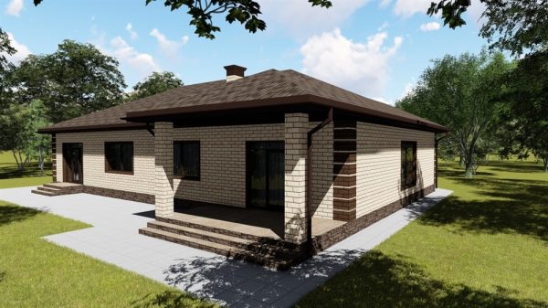 5. Проект дома D-125 Екстерьер Проект дома D-125 - фото 5