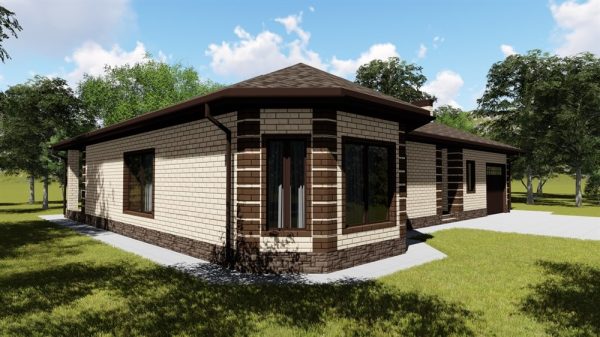 16. Проект дома D-125 Екстерьер Проект дома D-125 - фото 16