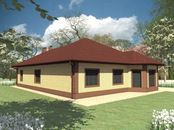 8. Проект дома D-128 Екстерьер Проект дома D-128 - фото 8