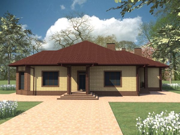 17. Проект дома D-128 Екстерьер Проект дома D-128 - фото 17