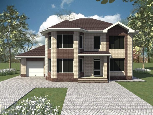 2. Проект дома D-129 Екстерьер Проект дома D-129 - фото 2