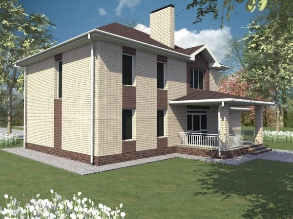 7. Проект дома D-129 Екстерьер Проект дома D-129 - фото 7