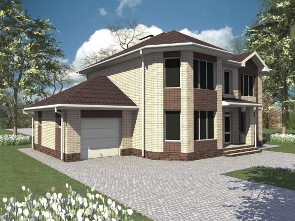 8. Проект дома D-129 Екстерьер Проект дома D-129 - фото 8