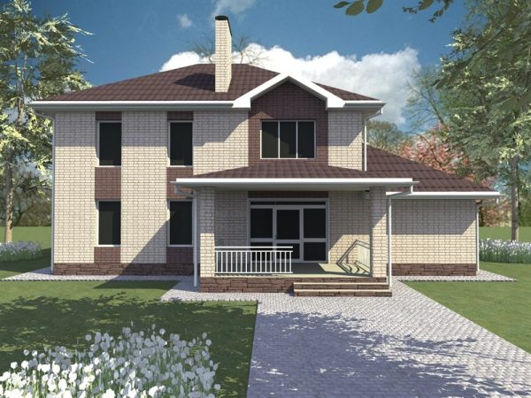 16. Проект дома D-129 Екстерьер Проект дома D-129 - фото 16