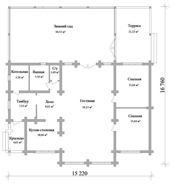 4. Проект дома D-130 Екстерьер Проект дома D-130 - фото 4