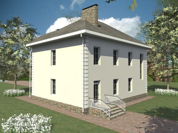 9. Проект дома D-132 Екстерьер Проект дома D-132 - фото 9