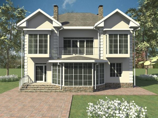 11. Проект дома D-132 Екстерьер Проект дома D-132 - фото 11