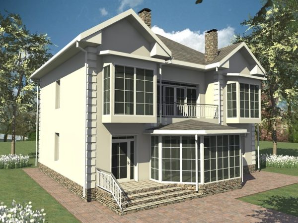 13. Проект дома D-132 Екстерьер Проект дома D-132 - фото 13