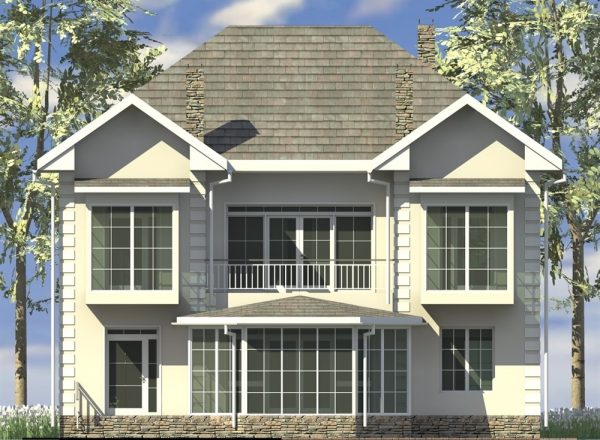 19. Проект дома D-132 Екстерьер Проект дома D-132 - фото 19