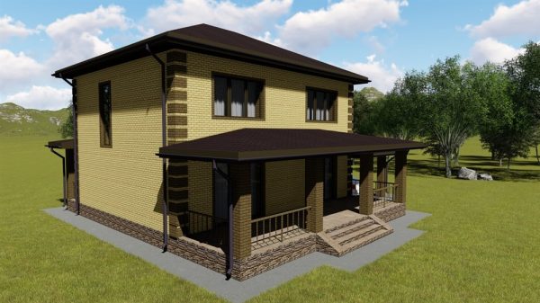 1. Проект дома D-133 Екстерьер Проект дома D-133 - фото 1