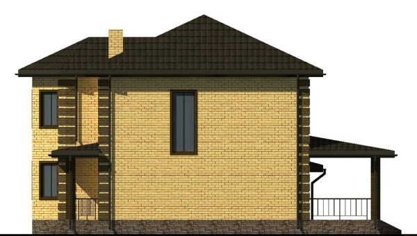 7. Проект дома D-133 Екстерьер Проект дома D-133 - фото 7