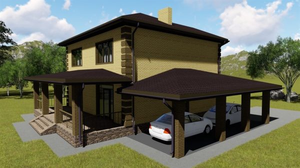 10. Проект дома D-133 Екстерьер Проект дома D-133 - фото 10