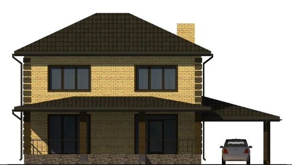 13. Проект дома D-133 Екстерьер Проект дома D-133 - фото 13