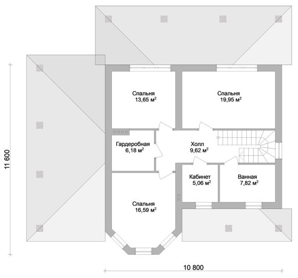 15. Проект дома D-133 Екстерьер Проект дома D-133 - фото 15