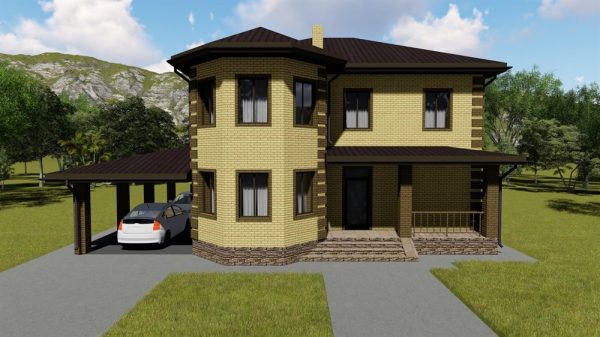 18. Проект дома D-133 Екстерьер Проект дома D-133 - фото 18