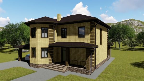 19. Проект дома D-133 Екстерьер Проект дома D-133 - фото 19