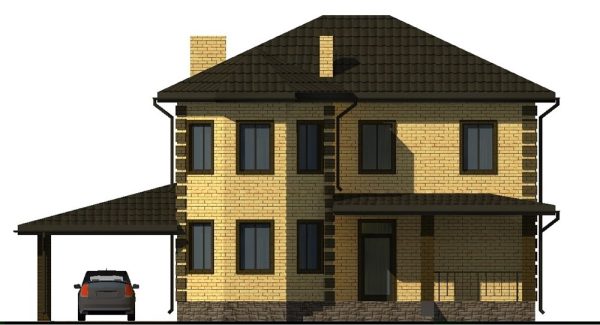 20. Проект дома D-133 Екстерьер Проект дома D-133 - фото 20