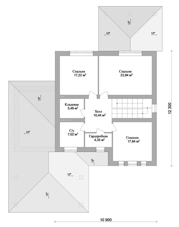 8. Проект дома D-134 Екстерьер Проект дома D-134 - фото 8