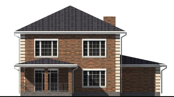 9. Проект дома D-134 Екстерьер Проект дома D-134 - фото 9