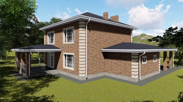 12. Проект дома D-134 Екстерьер Проект дома D-134 - фото 12