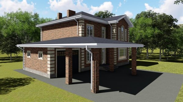 13. Проект дома D-134 Екстерьер Проект дома D-134 - фото 13