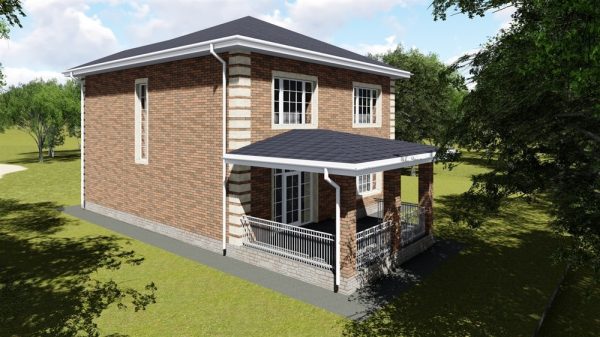 15. Проект дома D-134 Екстерьер Проект дома D-134 - фото 15