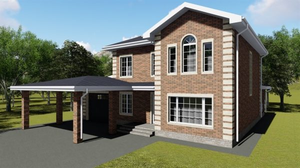 16. Проект дома D-134 Екстерьер Проект дома D-134 - фото 16