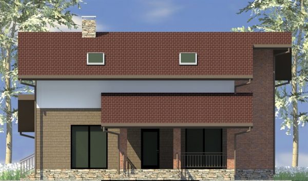 3. Проект дома D-136 Екстерьер Проект дома D-136 - фото 3