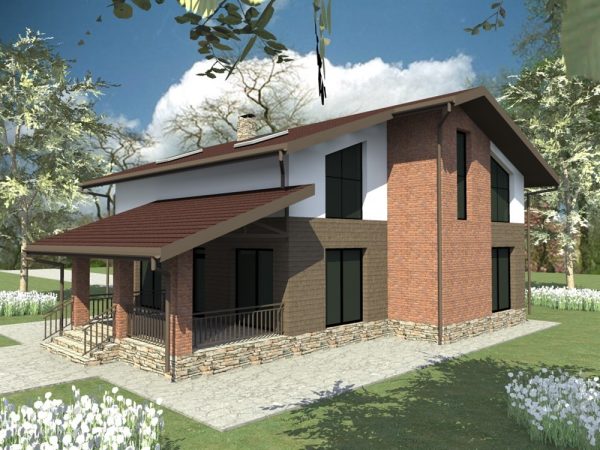 5. Проект дома D-136 Екстерьер Проект дома D-136 - фото 5