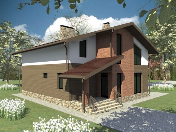 11. Проект дома D-136 Екстерьер Проект дома D-136 - фото 11
