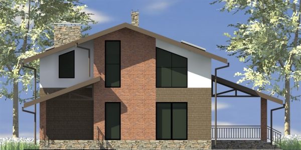 20. Проект дома D-136 Екстерьер Проект дома D-136 - фото 20