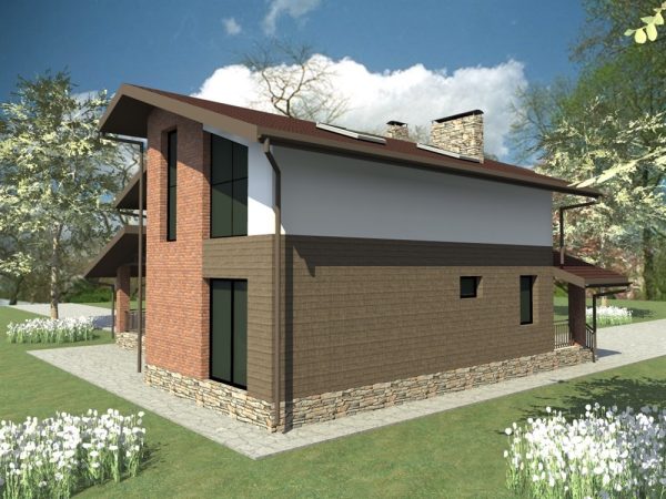21. Проект дома D-136 Екстерьер Проект дома D-136 - фото 21
