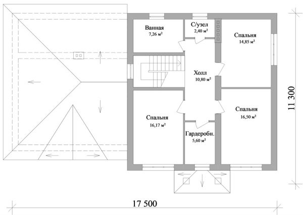 7. Проект дома D-137 Екстерьер Проект дома D-137 - фото 7