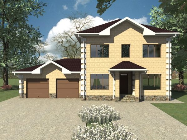 15. Проект дома D-137 Екстерьер Проект дома D-137 - фото 15