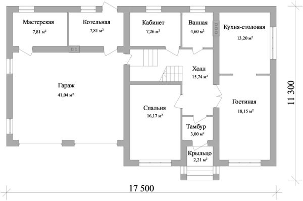 20. Проект дома D-137 Екстерьер Проект дома D-137 - фото 20
