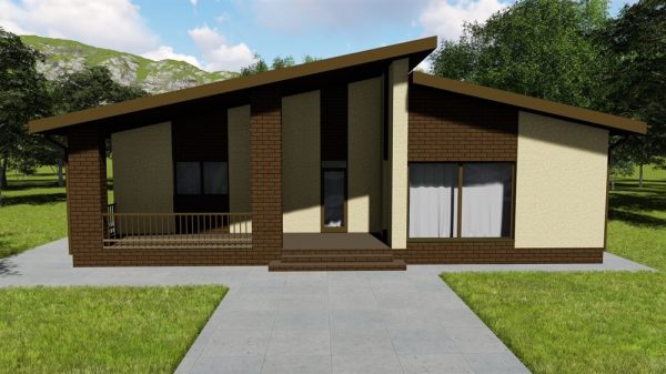 2. Проект дома D-140 Екстерьер Проект дома D-140 - фото 2